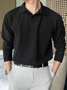 Leriya Fashion T-Shirt for Men || Regular Fit Black Men T-Shirt || || Men Polo T-Shirt || Men Pain T-Shirt